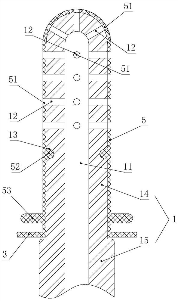 Replaceable dosing device for anorectal nursing and manufacturing method thereof