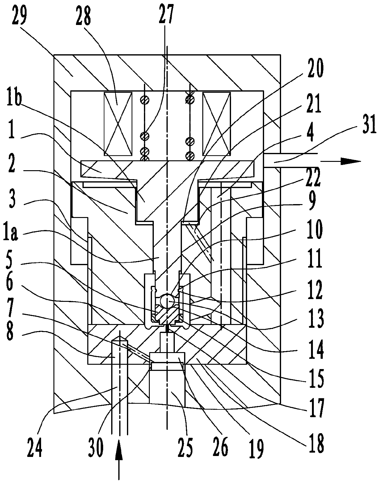 Electronic control diesel engine fuel injector with control valve