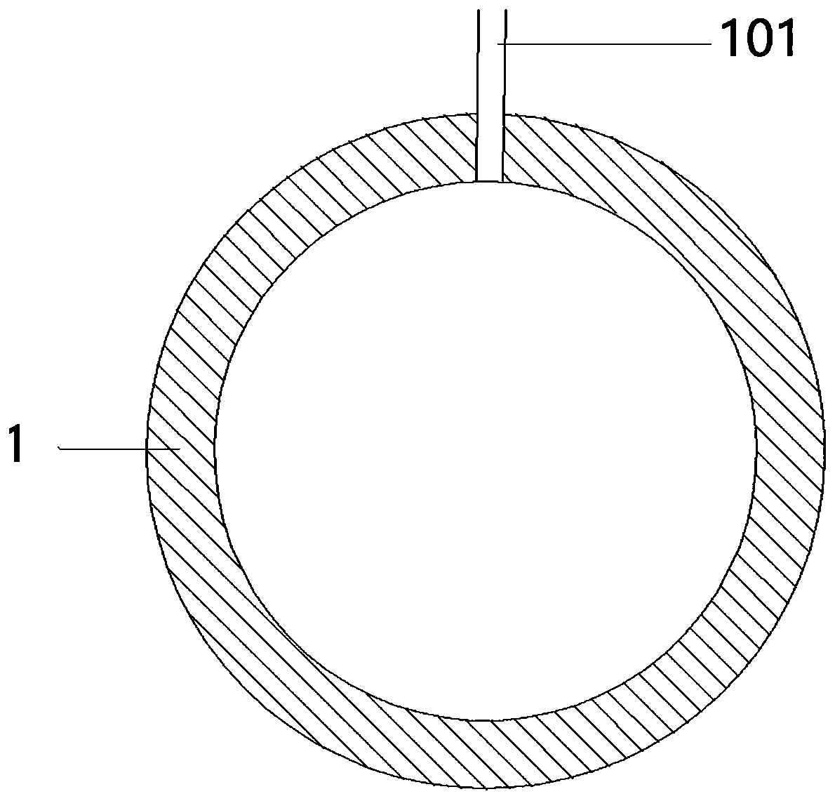 A pressure cell fixing device and construction method for measuring tunnel surrounding rock pressure