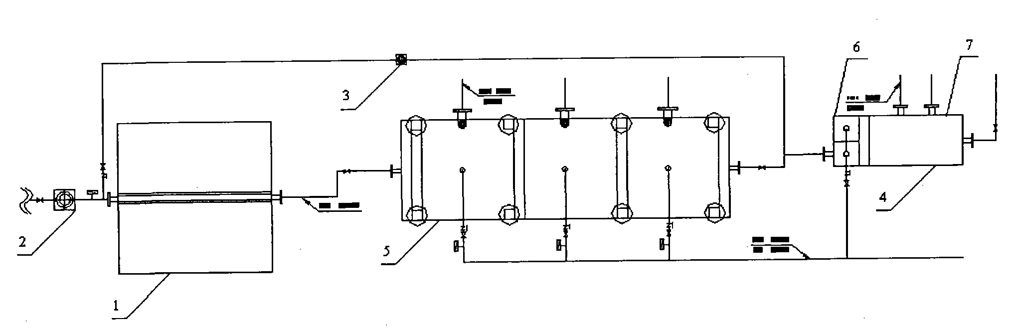 Method for treating domestic sewage by applying light ceramic suspended filler moving bed