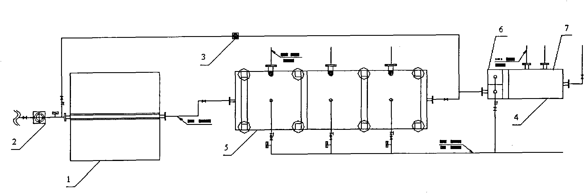 Method for treating domestic sewage by applying light ceramic suspended filler moving bed