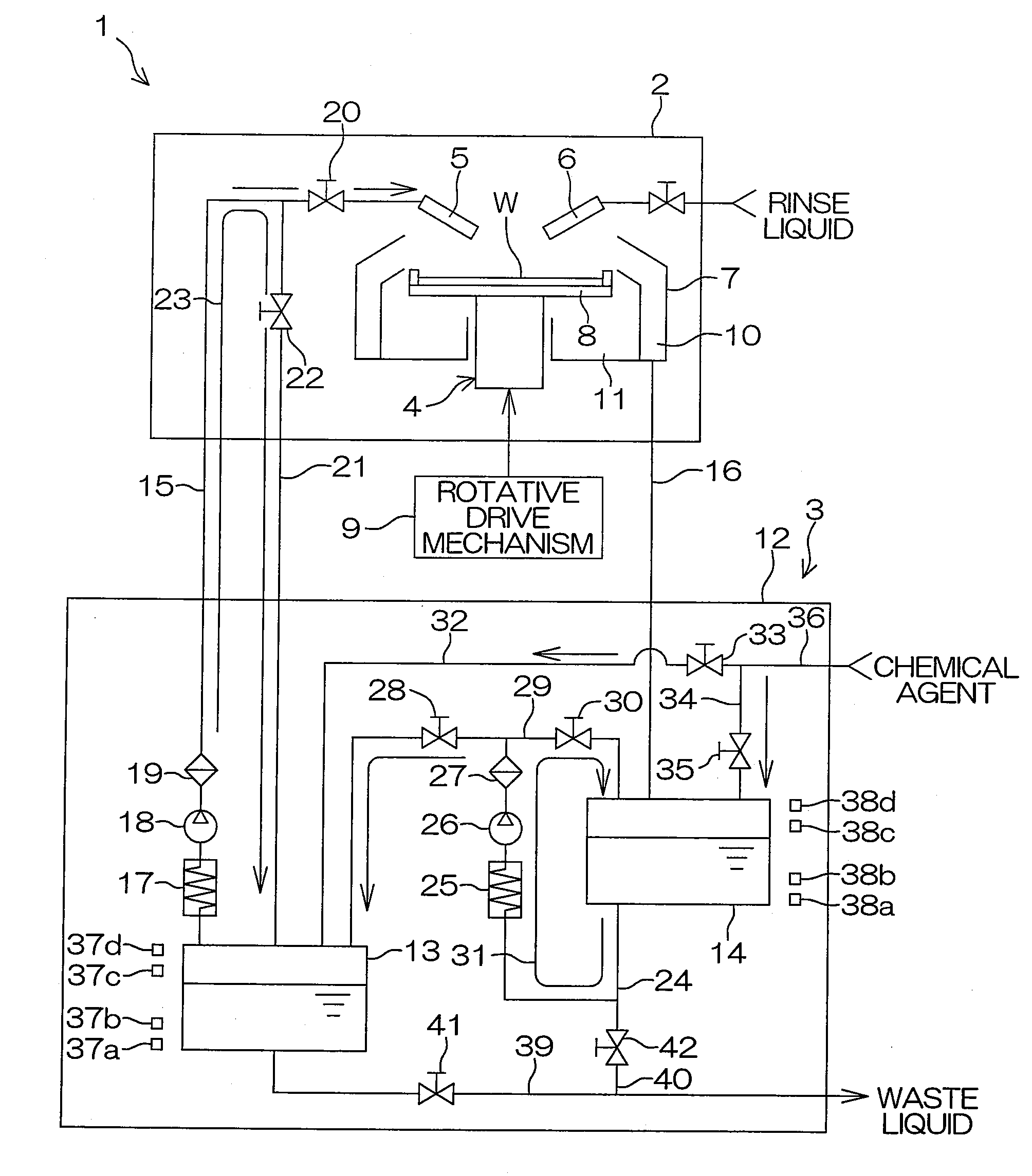 Treatment liquid supply apparatus and substrate treatment apparatus including the same