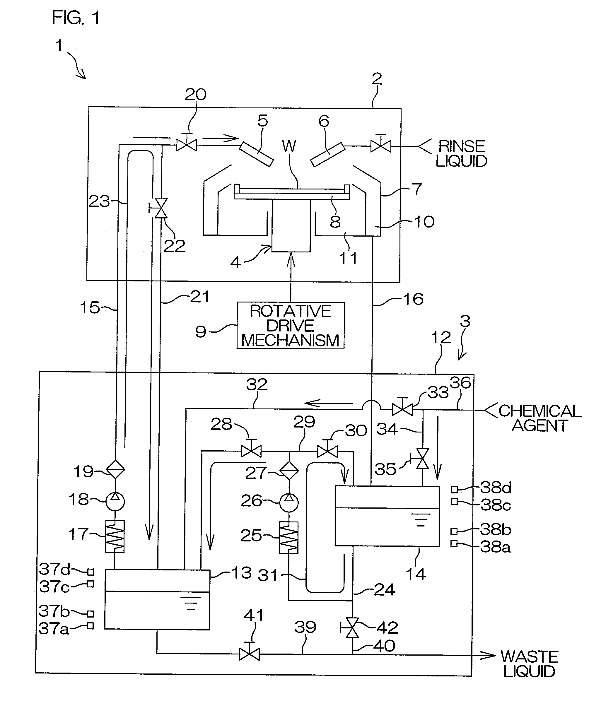 Treatment liquid supply apparatus and substrate treatment apparatus including the same