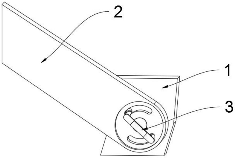 Passenger seat armrest rotating device of small highway passenger car