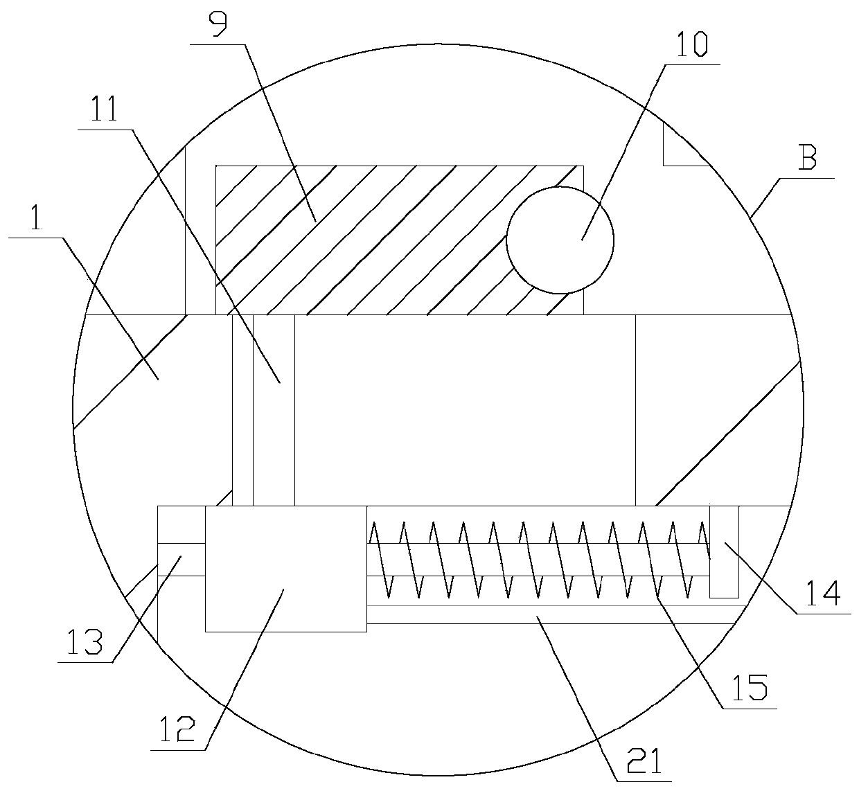 Embossing equipment used for wooden board processing and having cleaning function