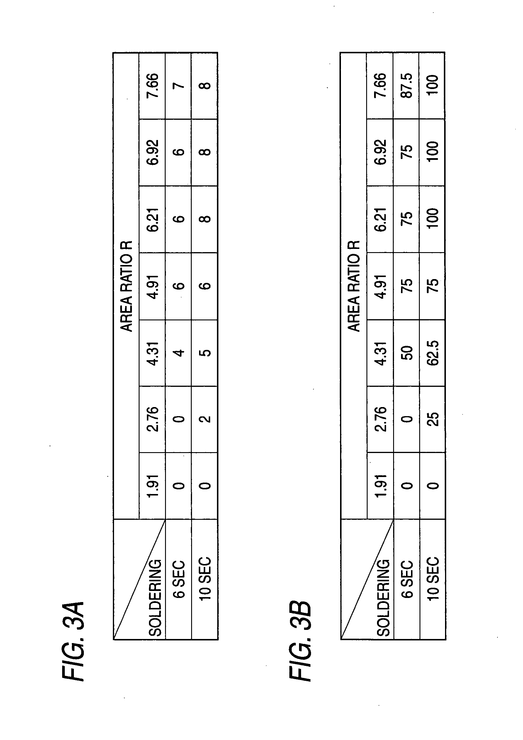 Soldering structure of through hole