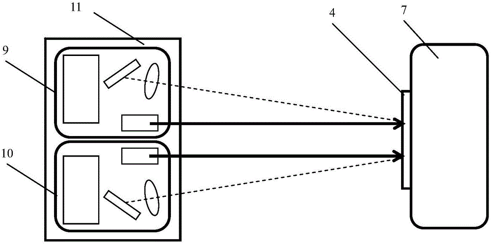 Robot zero calibration system and method based on laser triangulation ranging