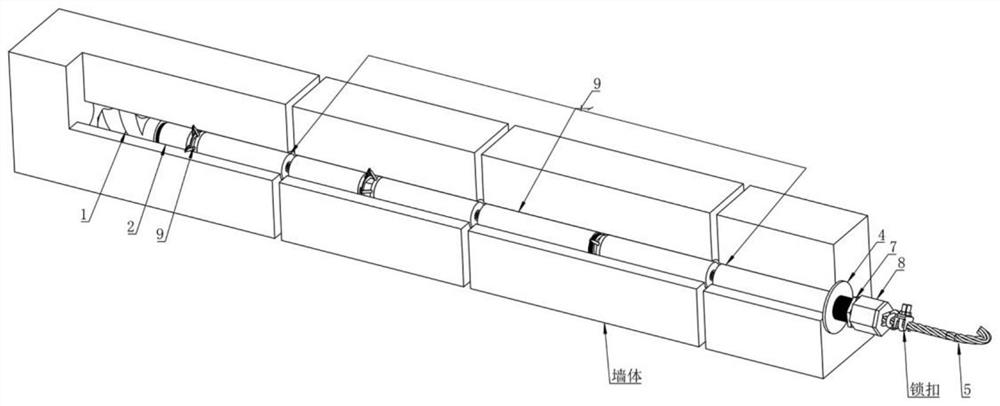 A detachable recoverable anchor rod and its construction method