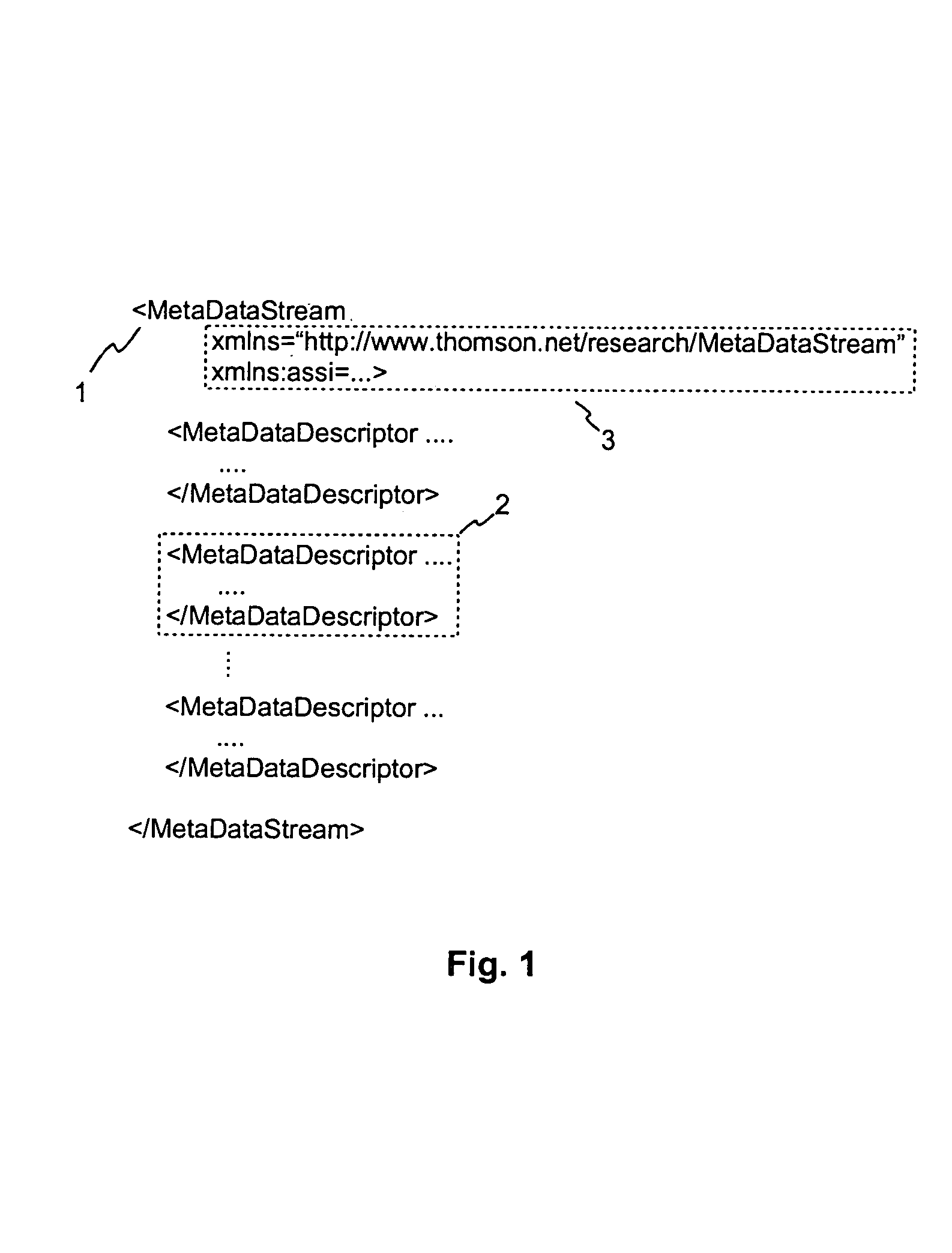 Database model for hierarchical data formats