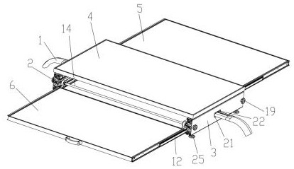 Vehicle photovoltaic unfolding device and working method