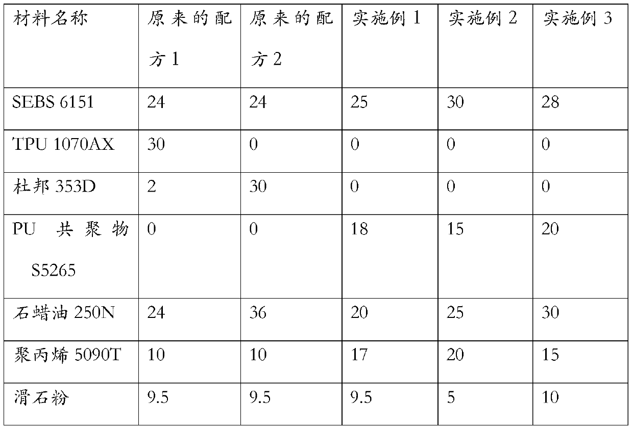 TPE material for bonding polyformaldehyde (POM) and preparation method of TPE material