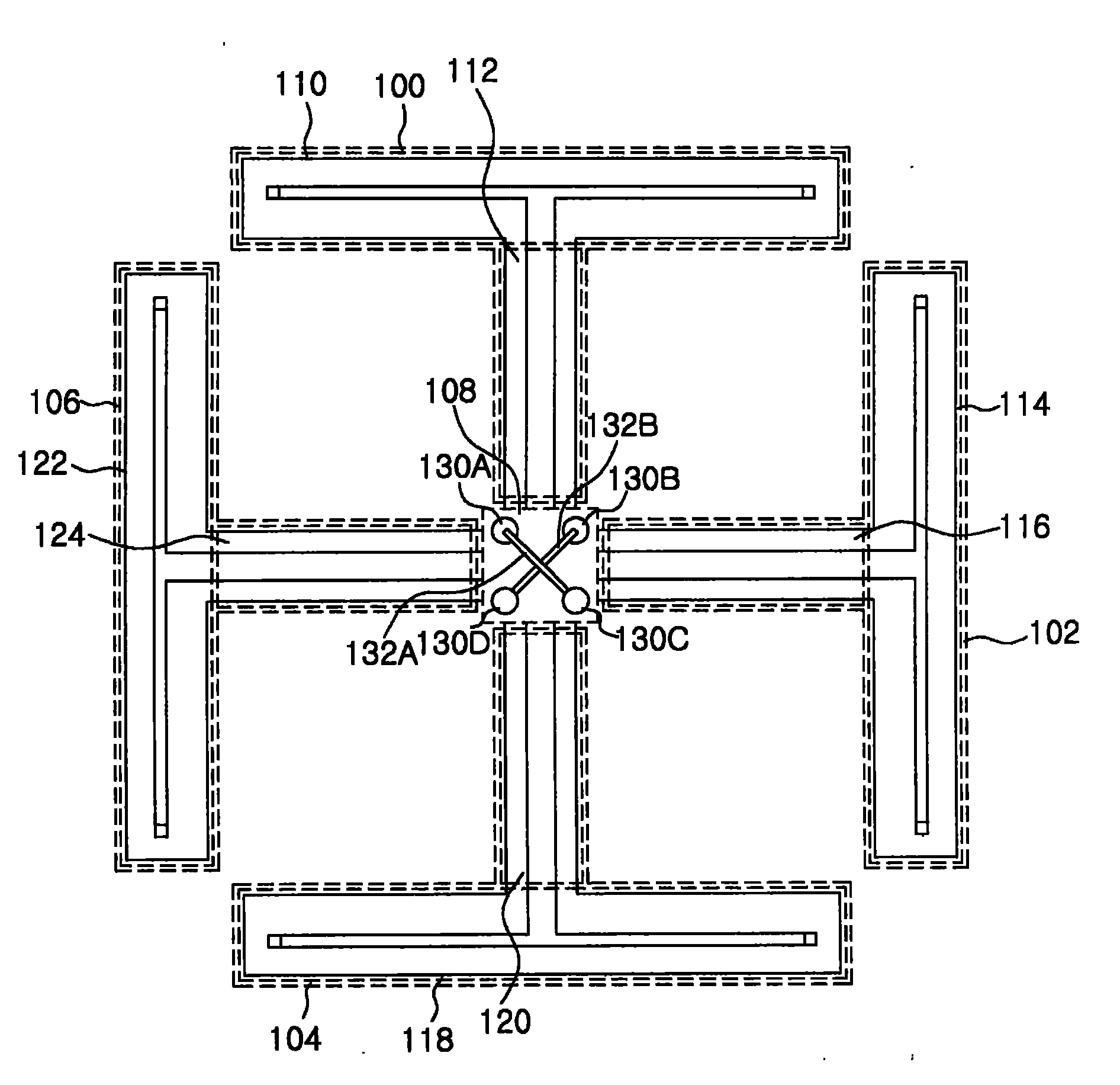 Antenna for controlling a direction of a radiation pattern