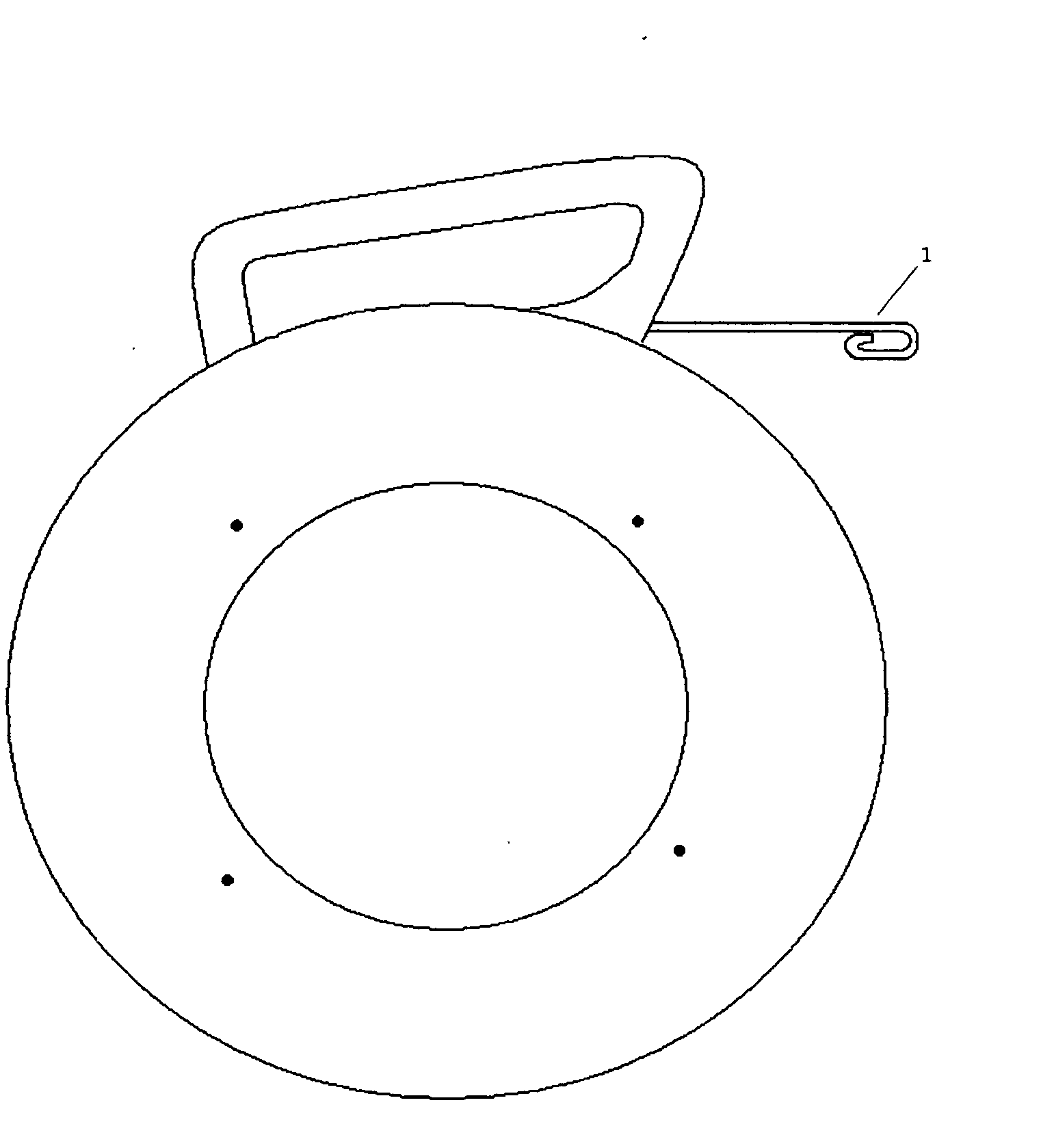 Measured steel fish tape