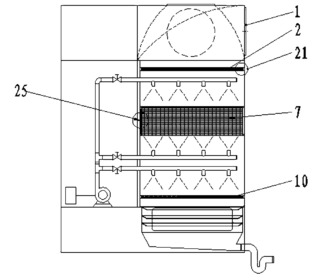 Sealing structure for full-automatic electrostatic dust-removal filtering case