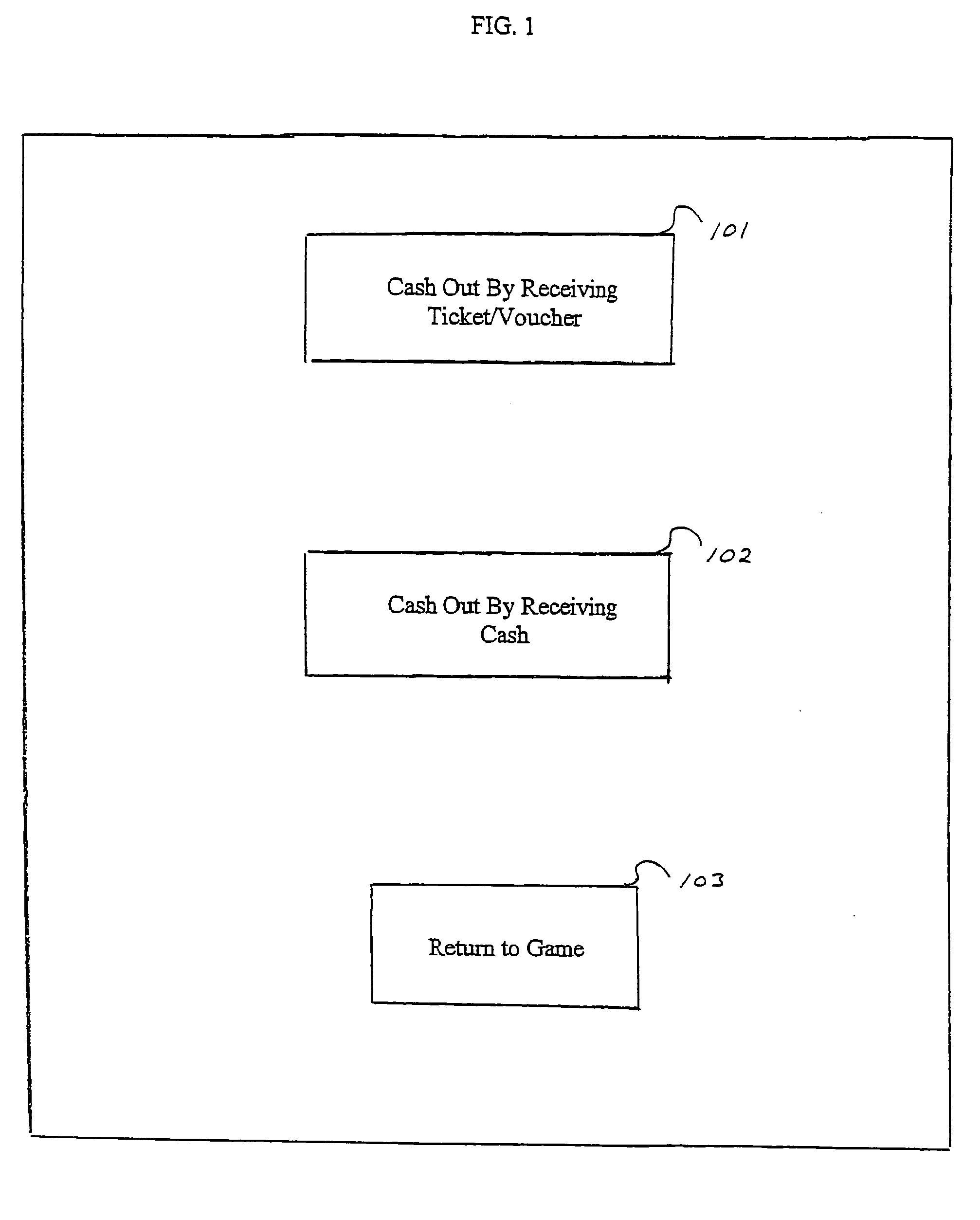 Video gaming device having a system and method for completing wagers and purchases during the cash out process