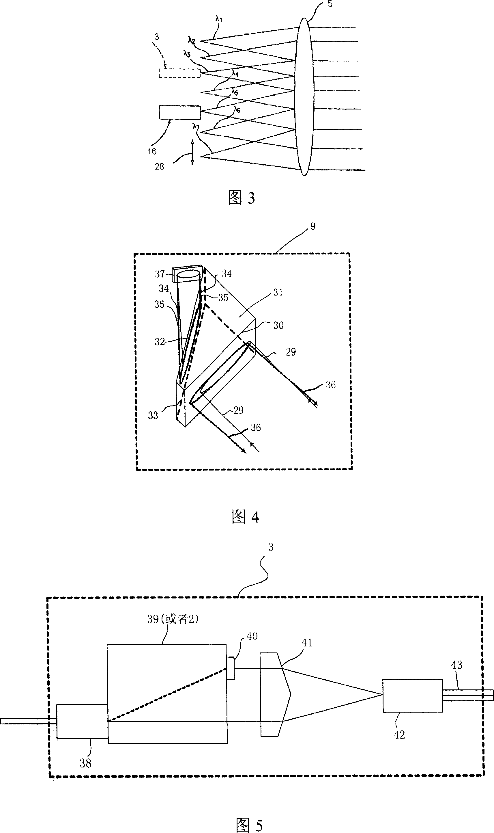 A monitoring instrument for diffraction grating light signal with dual channel structure