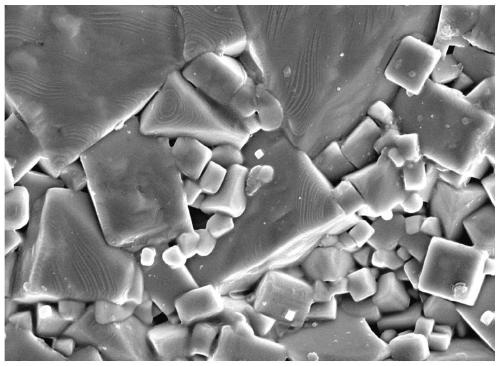 High-voltage high-curie-point potassium sodium niobate-potassium sodium antimonate series lead-free piezoelectric ceramic and preparation method thereof