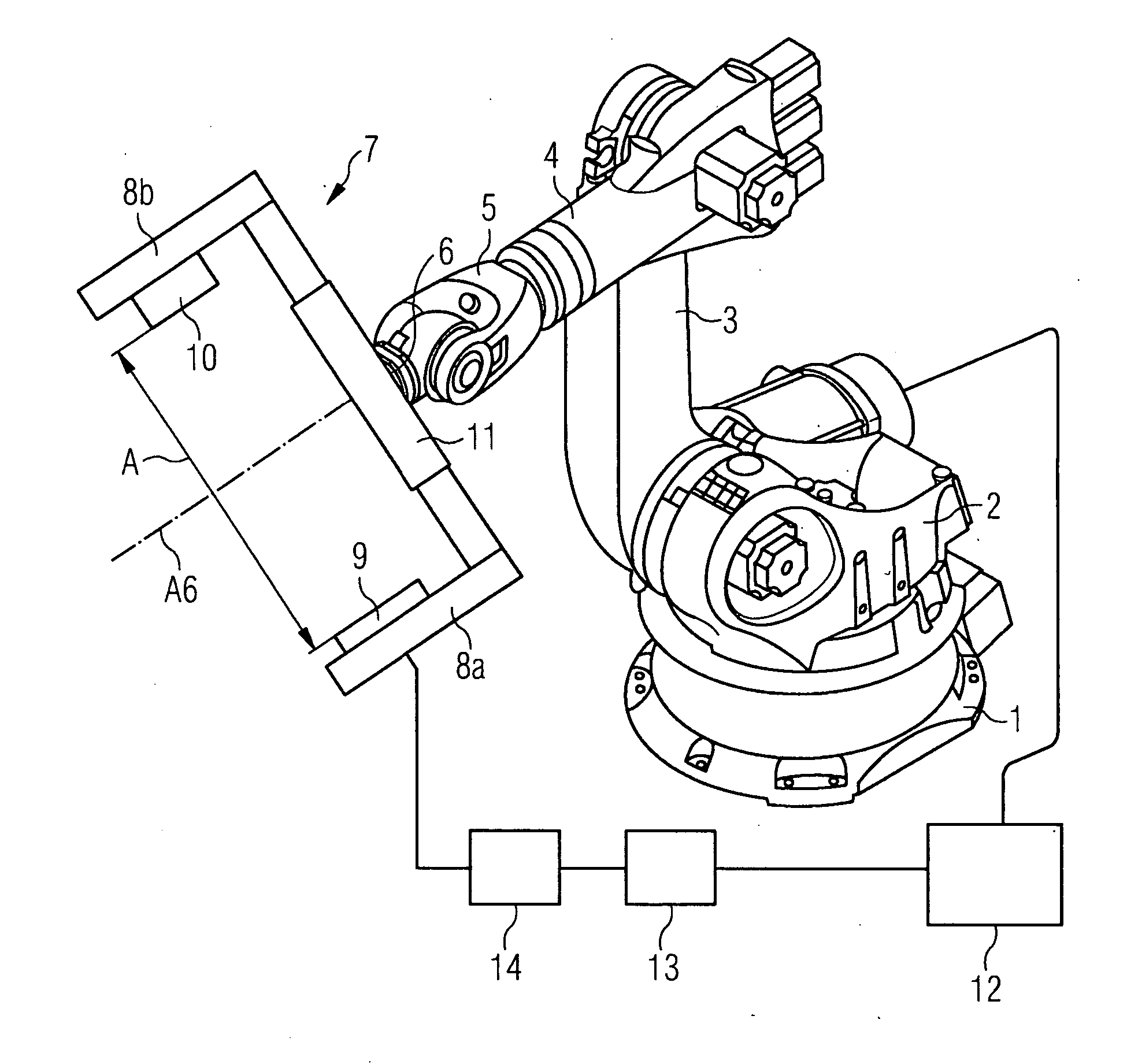 Robot controlled recording device