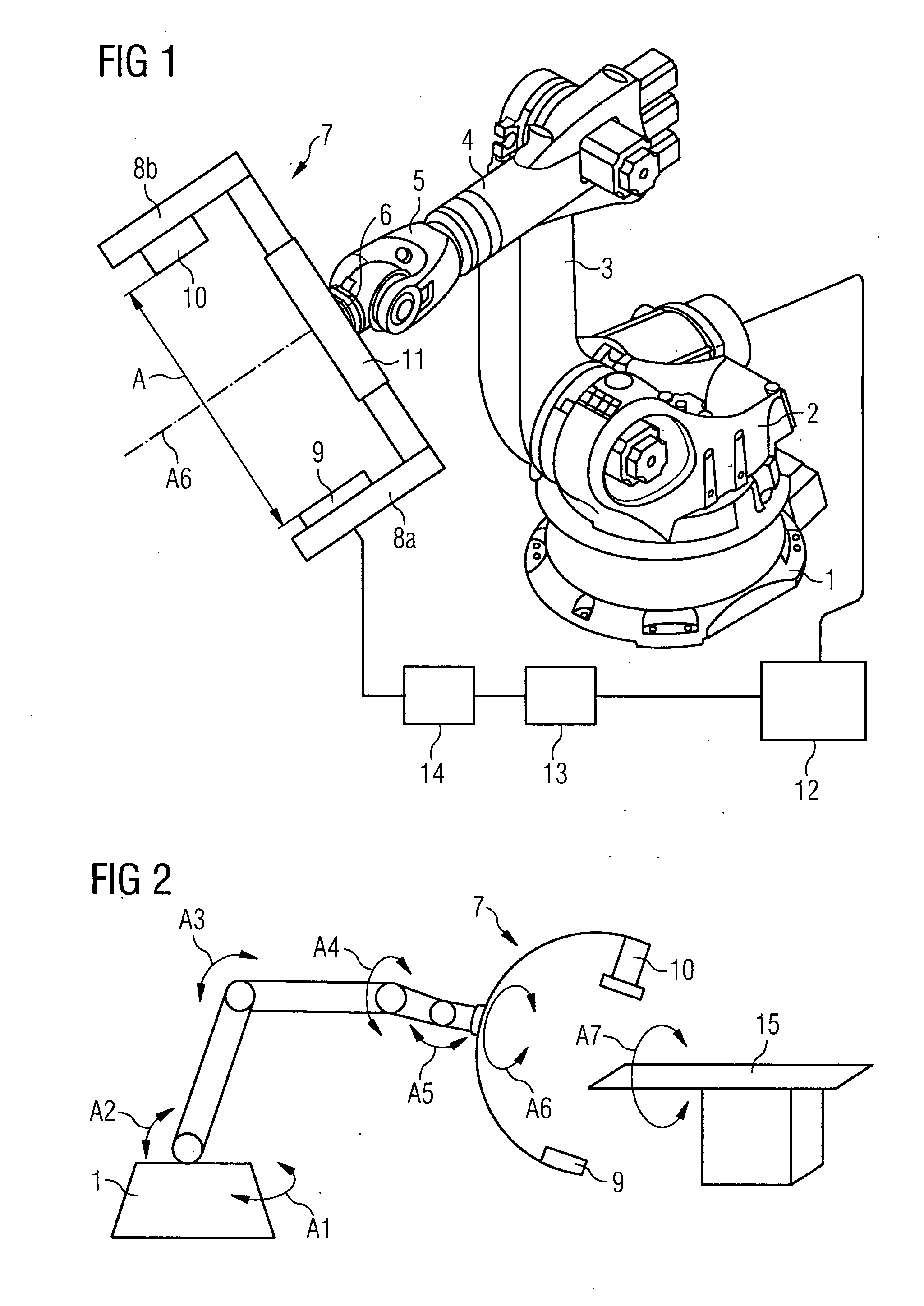 Robot controlled recording device