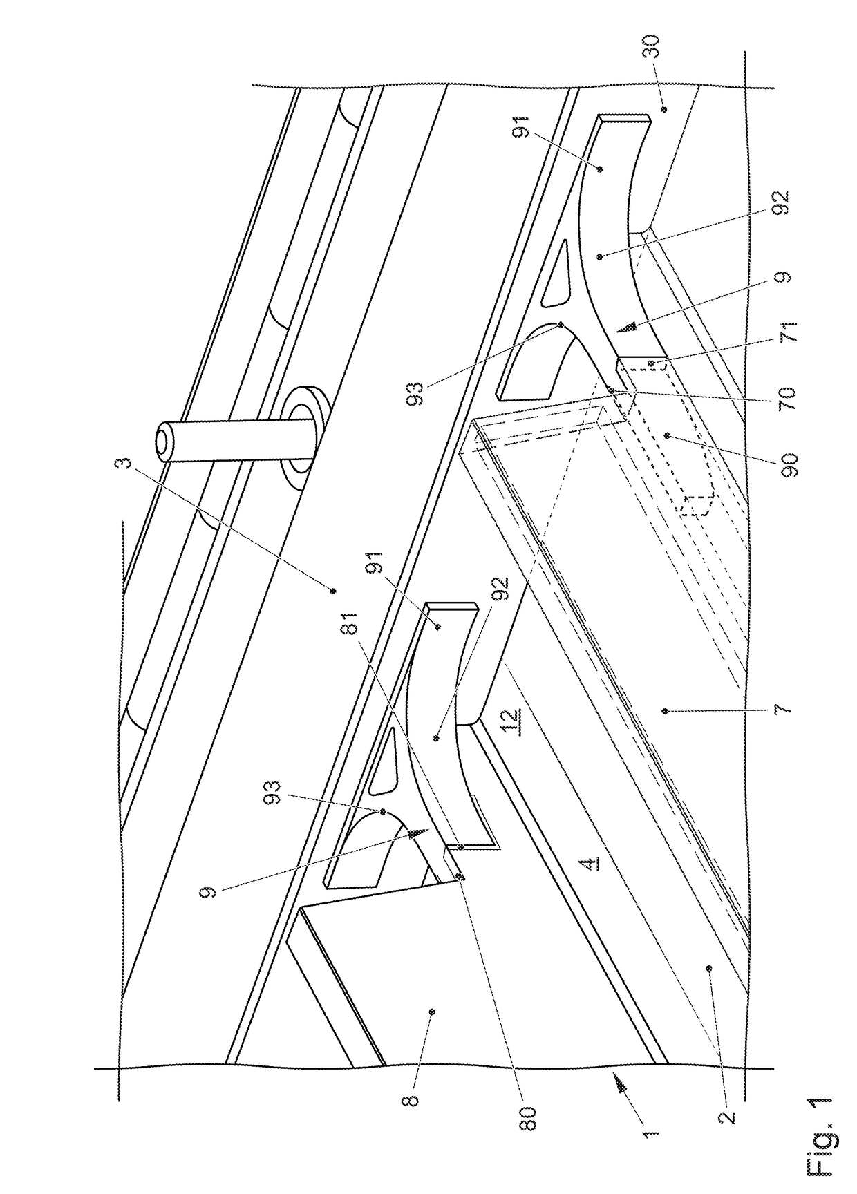 Battery housing of a traction battery of a motor vehicle