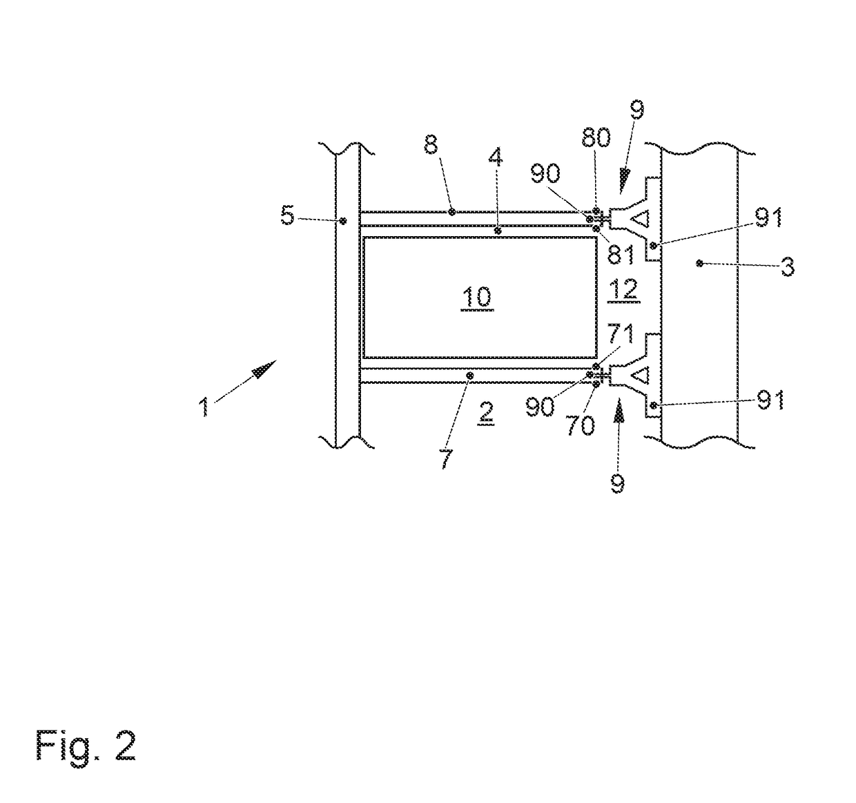 Battery housing of a traction battery of a motor vehicle