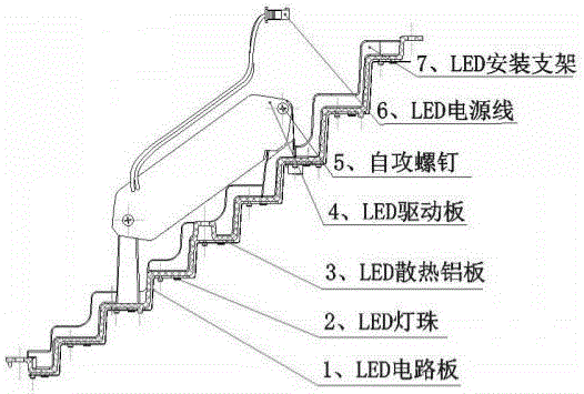 LED daytime driving lamp