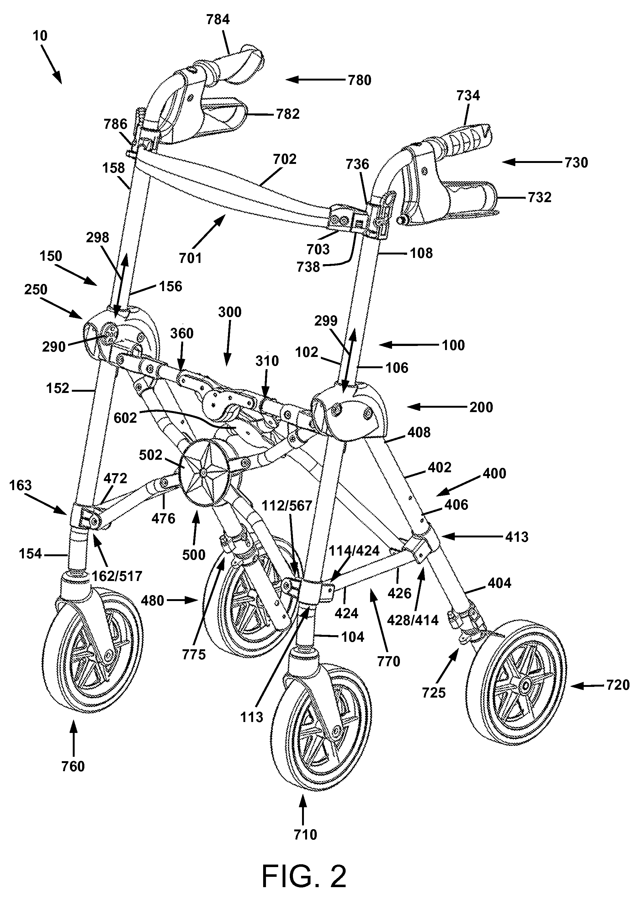 Highly collapsible ambulatory assistive walker apparatus