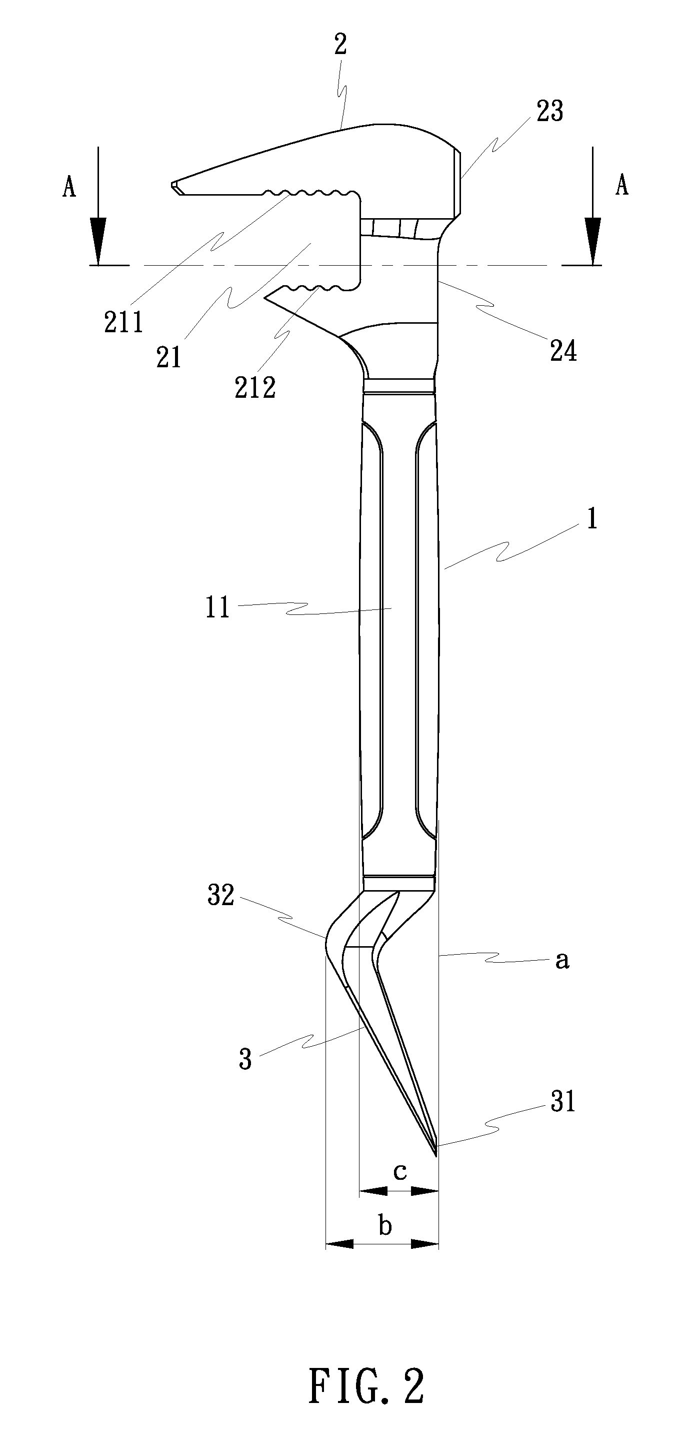 Multipurpose lever type tool