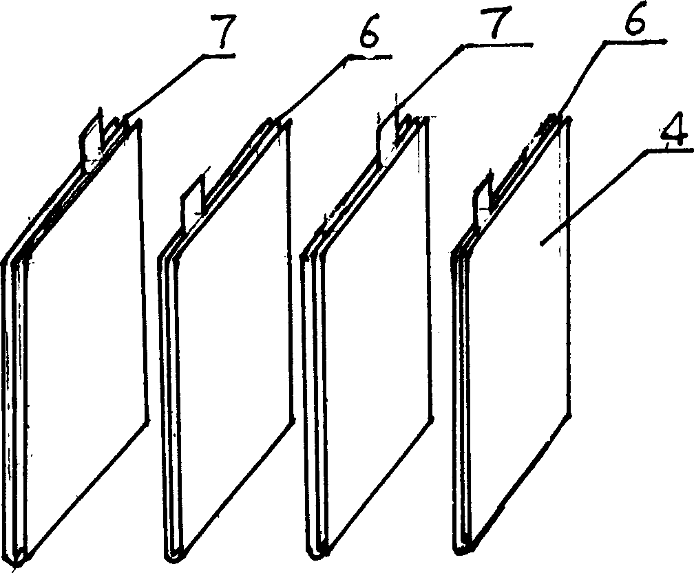 Method for making a lead fabric battery using novel lead fabric as polar plate grid