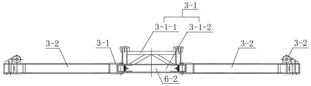 Wind power hoisting tower crane truss type underframe suitable for all-terrain weak ground pressure and tilt resistance