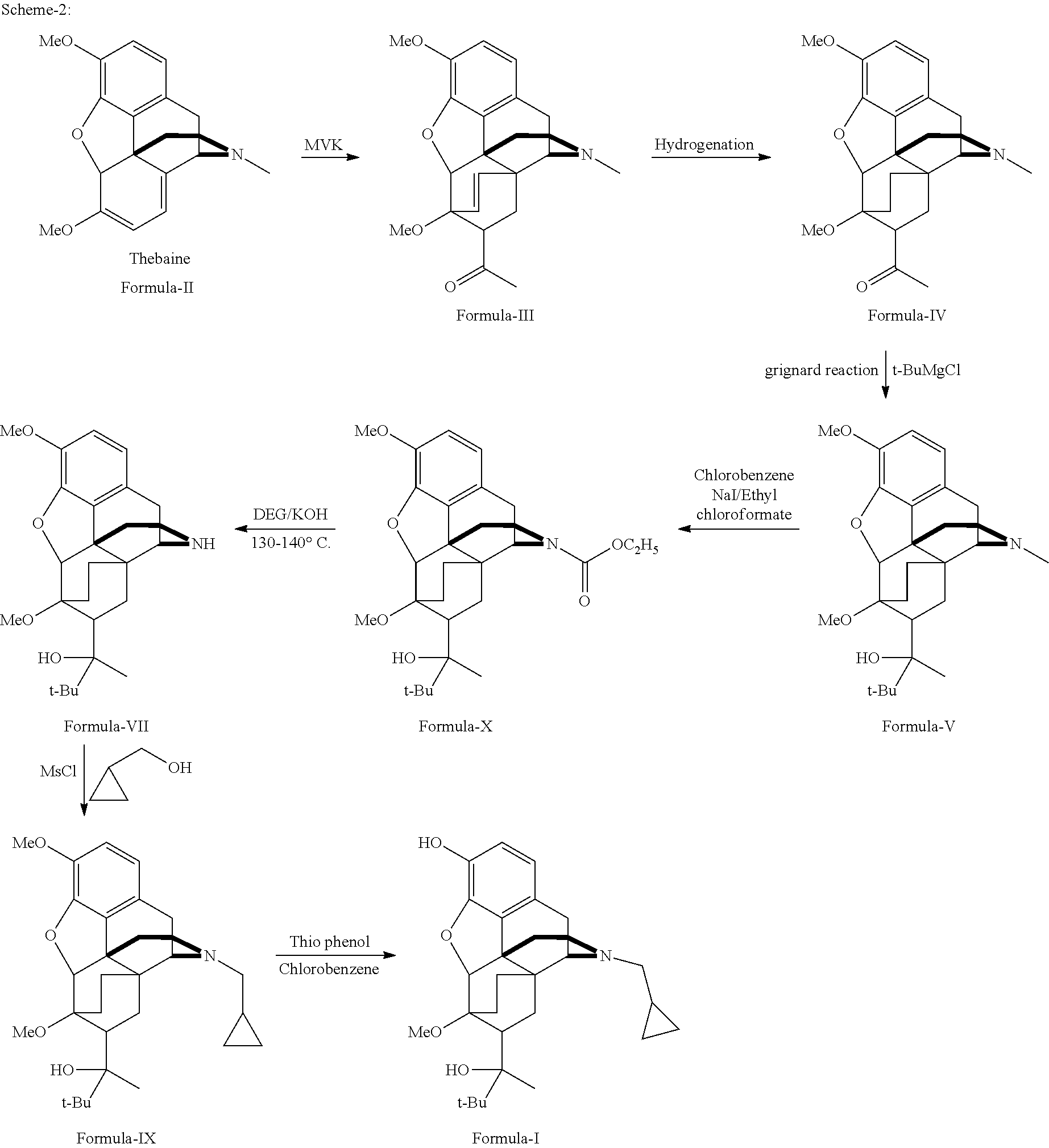 Industrial process for the preparation of buprenorphine and its intermediates