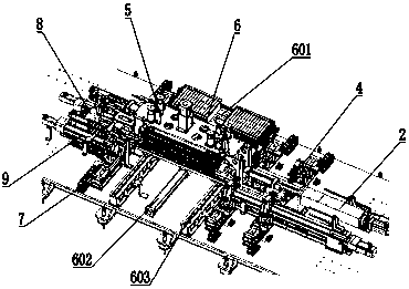 Assembly production line for battery modules