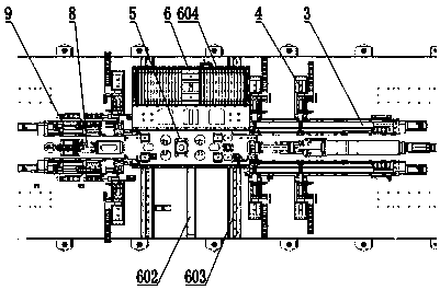 Assembly production line for battery modules