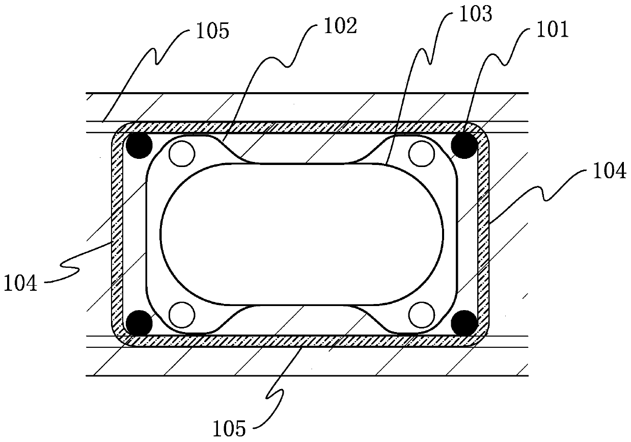 L-shaped and T-shaped concrete shear wall structure combined type prefabricated edge component