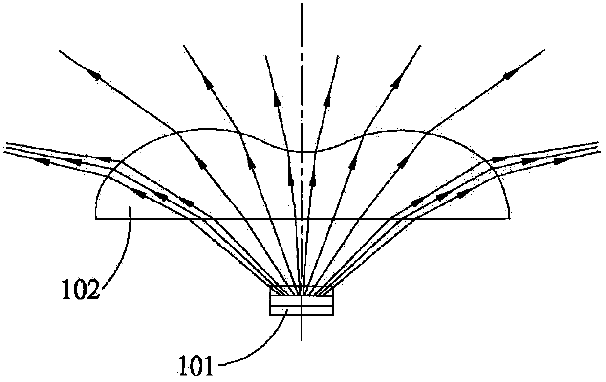 Illuminating beam shaping system