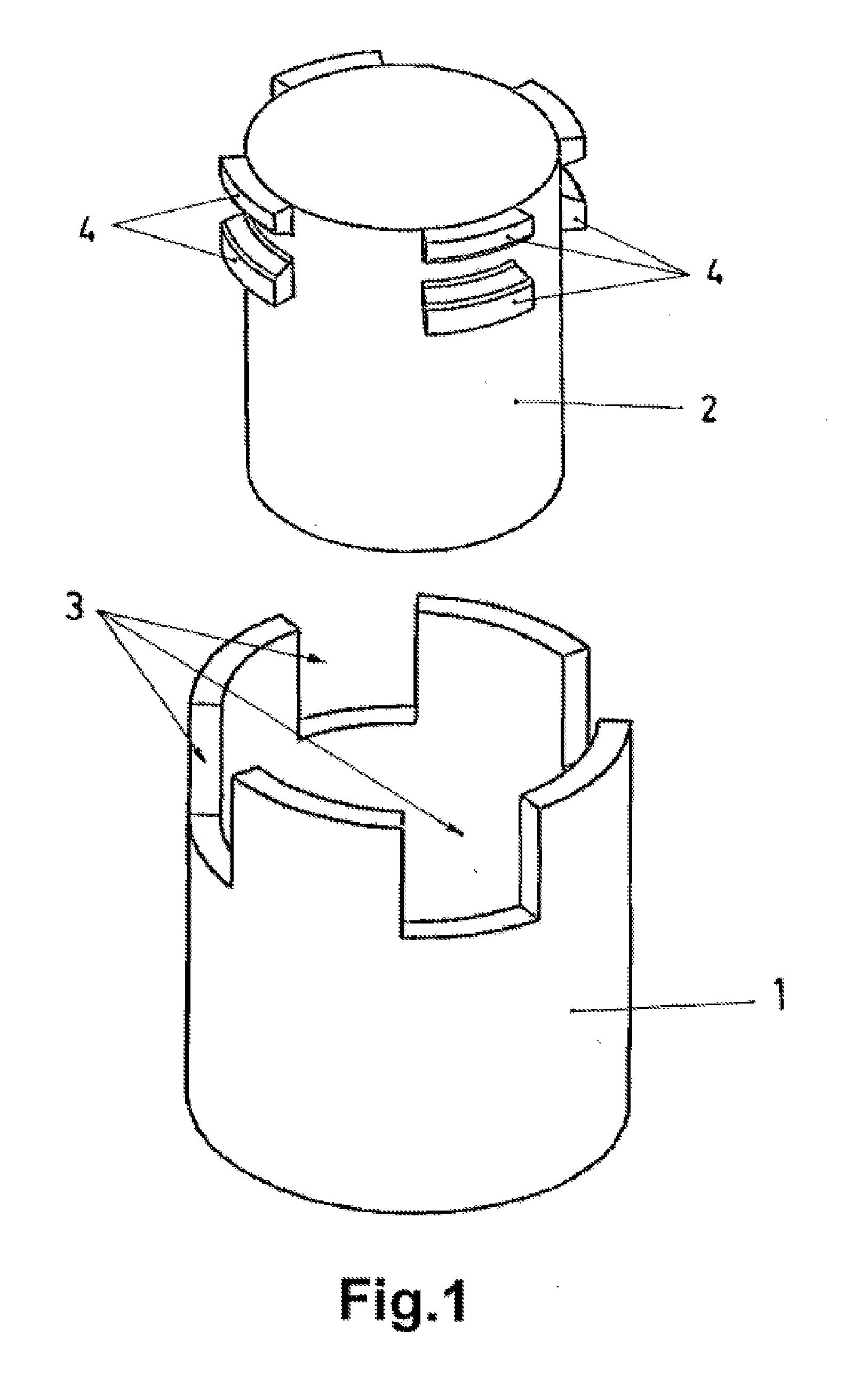 Mould for moulded parts with internal undercuts