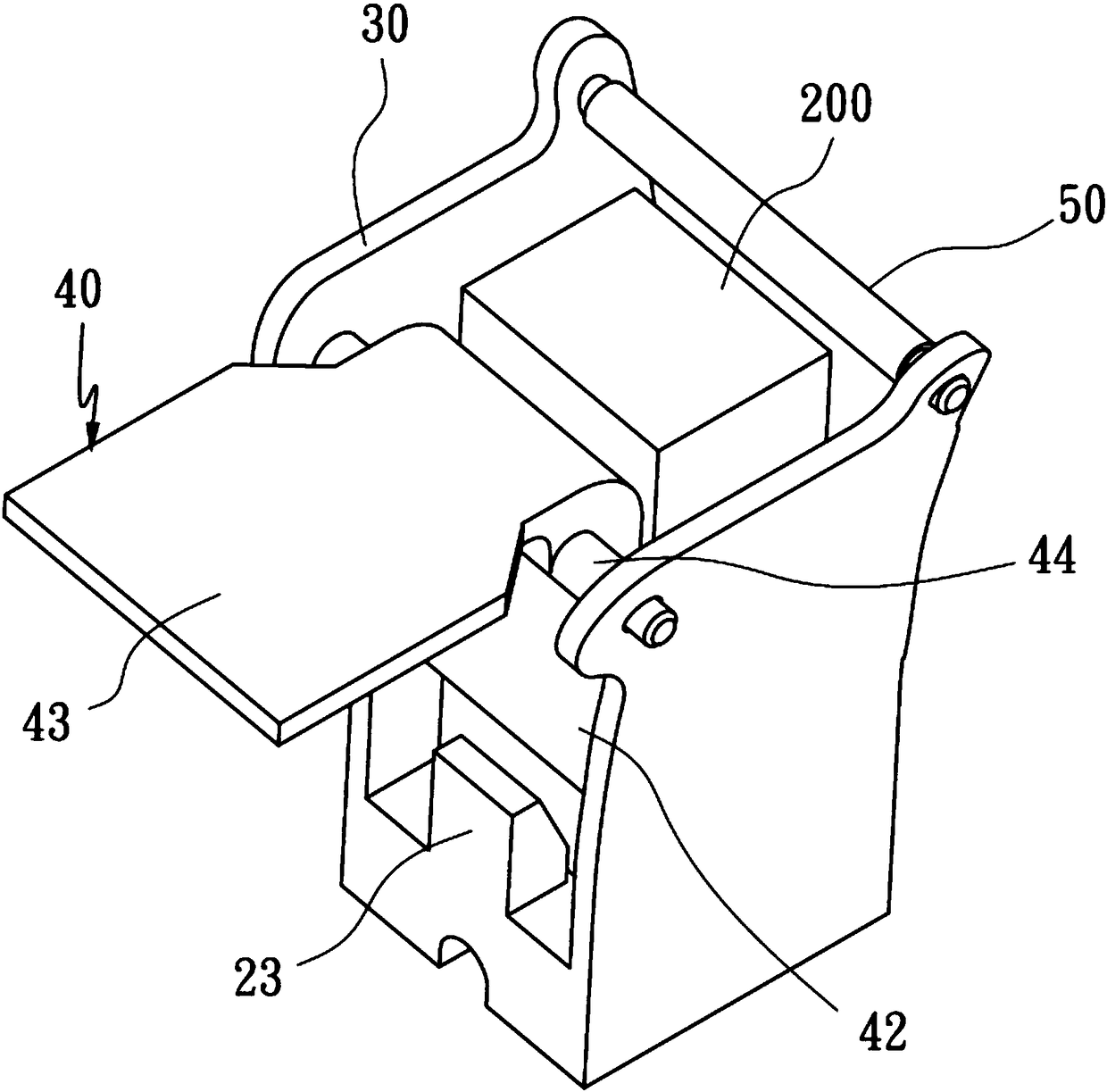 Liquid extracting device