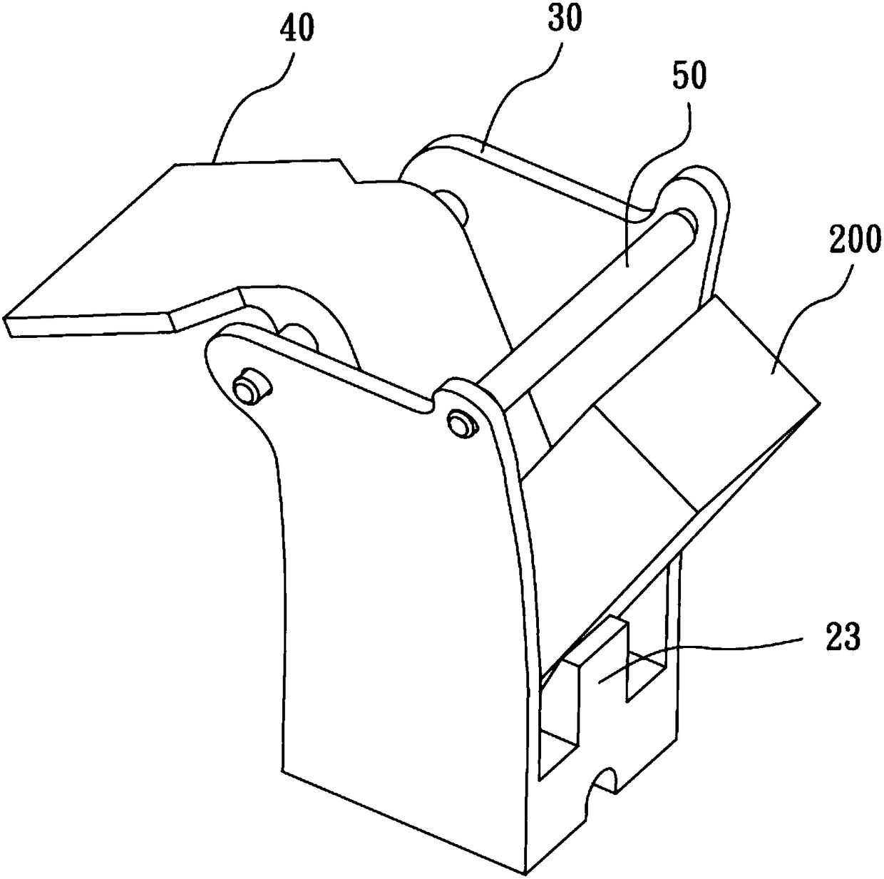 Liquid extracting device