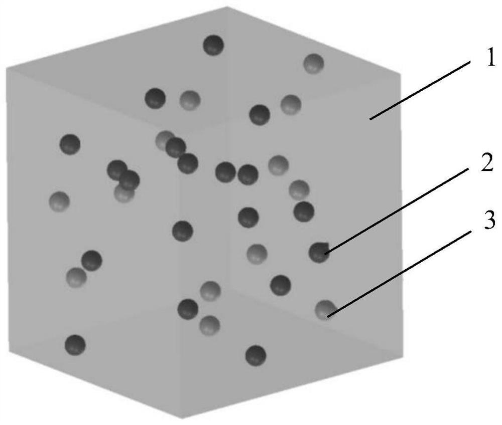 Acoustic metamaterial for blocking low-frequency noise of transformer substation and preparation method