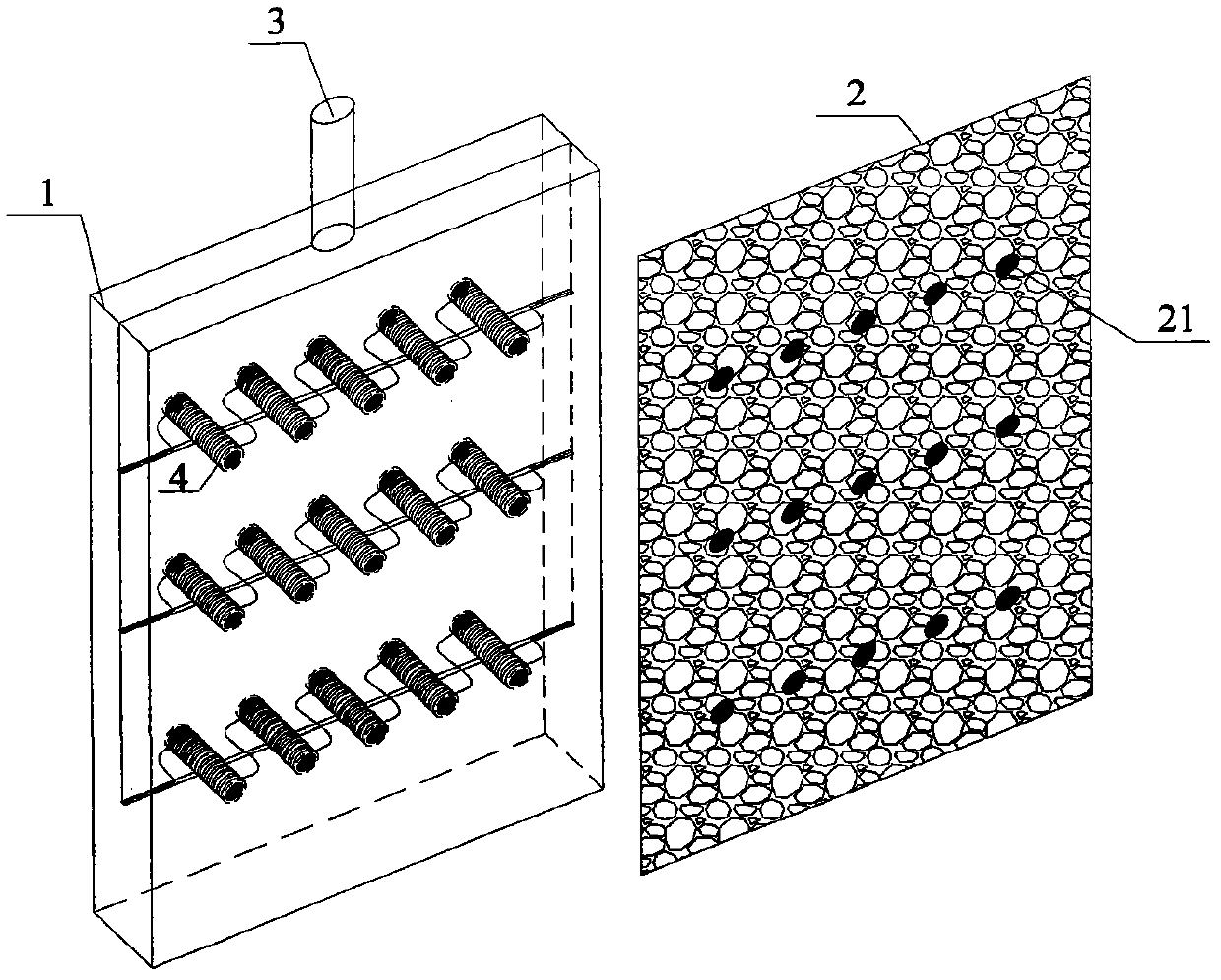 Pollution resistant membrane module and use method thereof