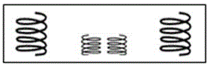 Metal defect eddy current detection device and probe thereof