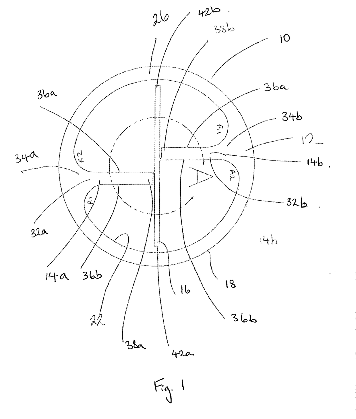 Device for detecting deformation of a hollow component