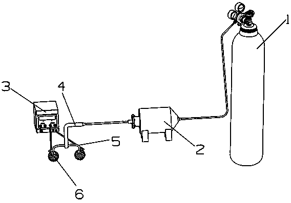 Preparation method and application of high-concentration free radical electrode