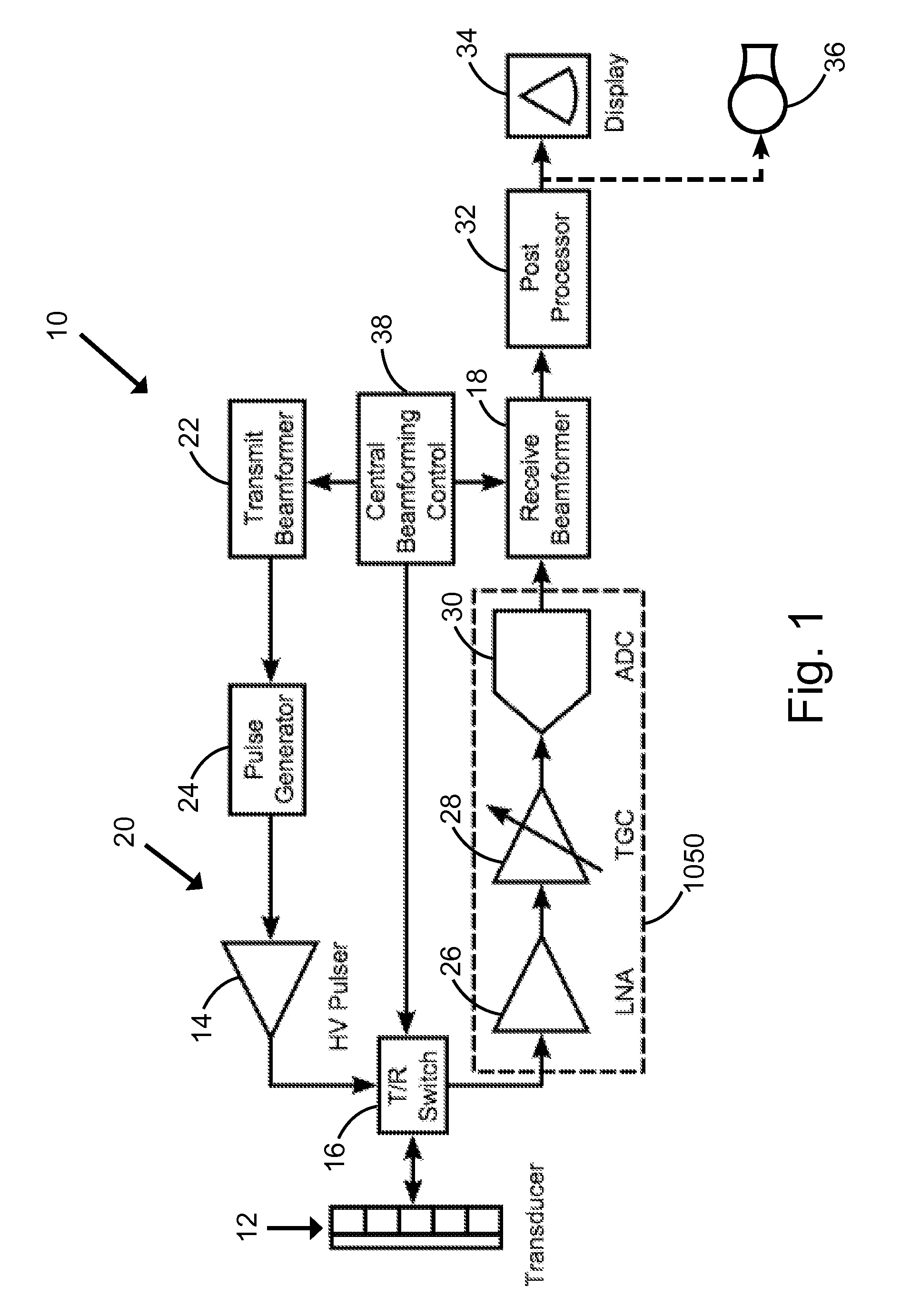 Front end circuitry for imaging systems and methods of use