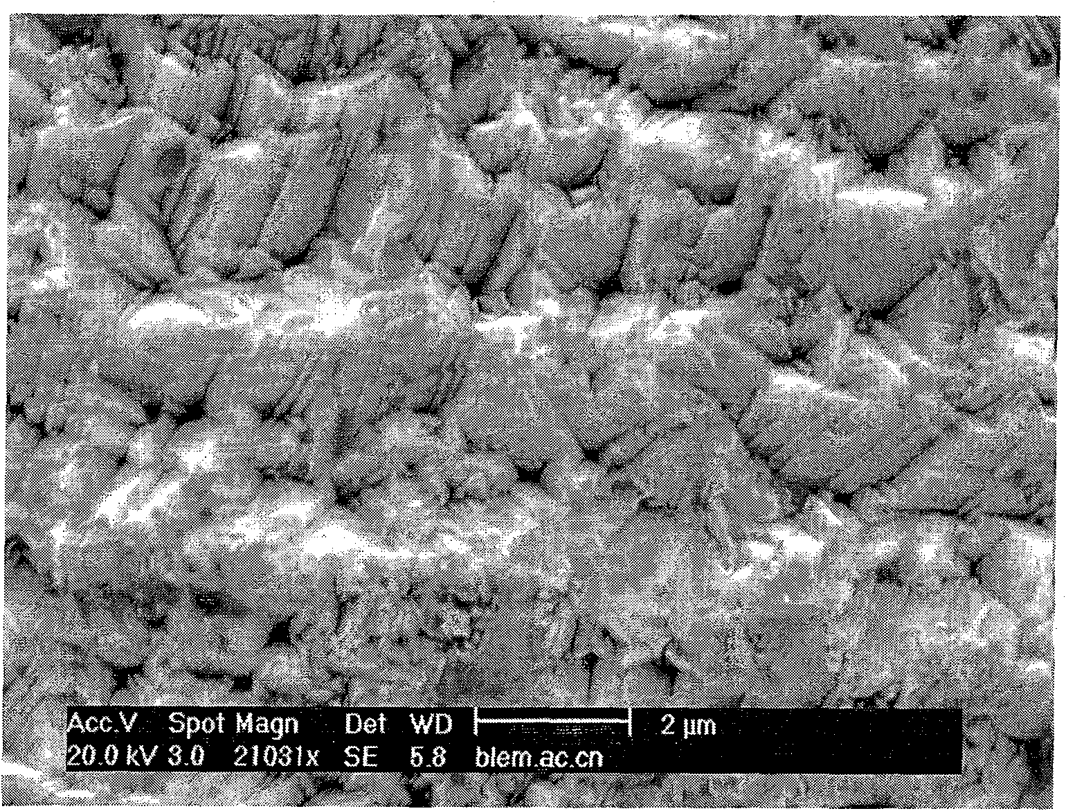 Method for preparing high-compact blocky tungsten nickel alloy