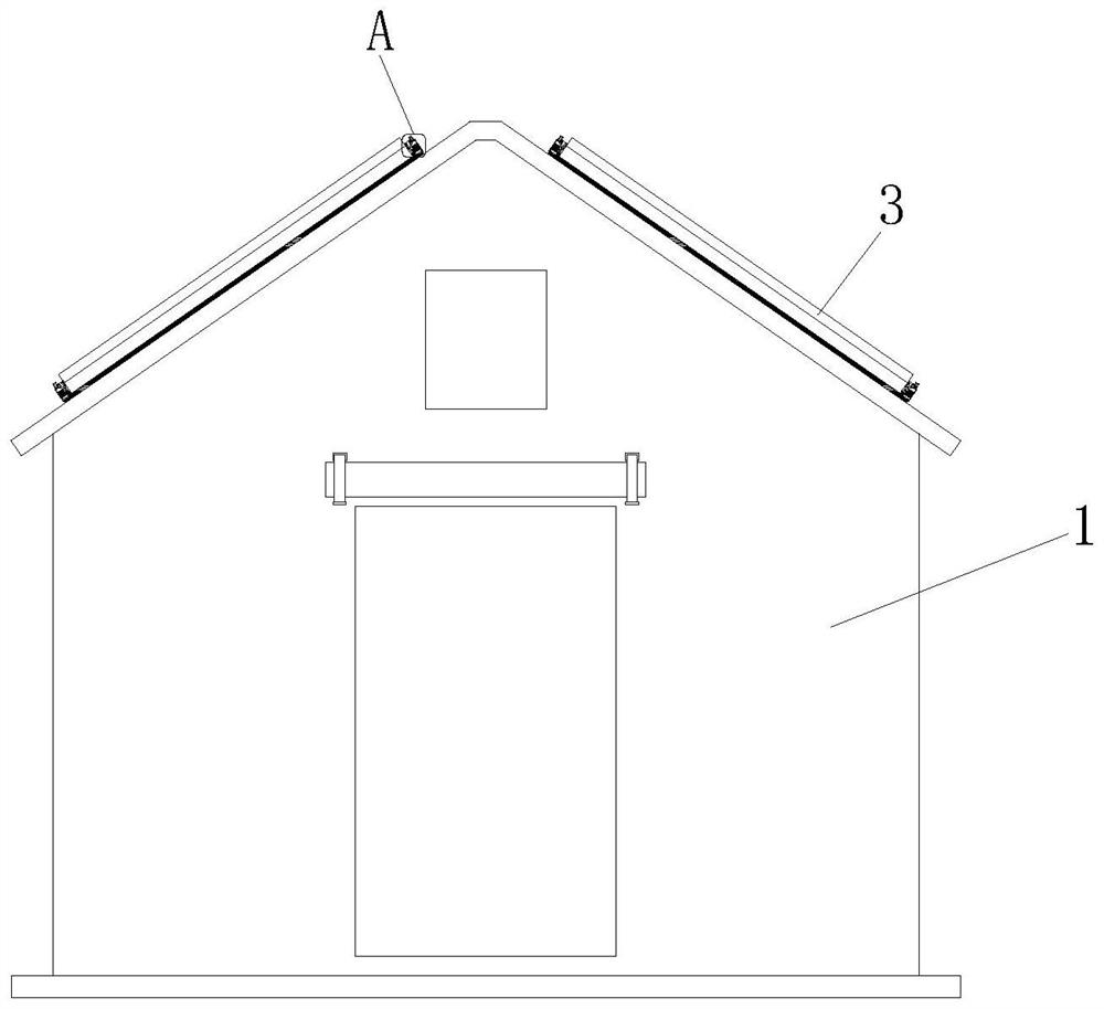 Tent with solar panel