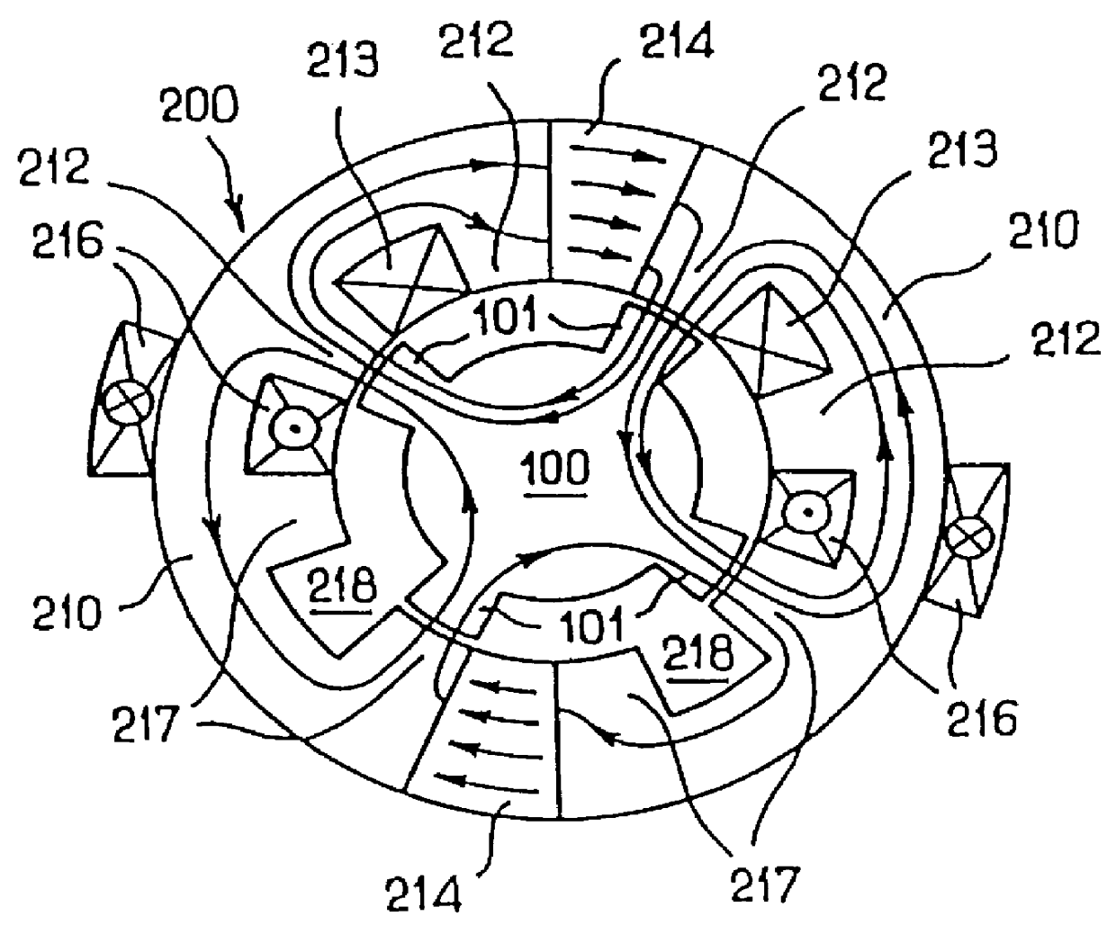 Rotary electric machine, especially an alternator for a motor vehicle