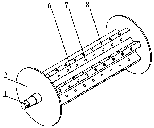 A floating defoliating roller for sugarcane harvester