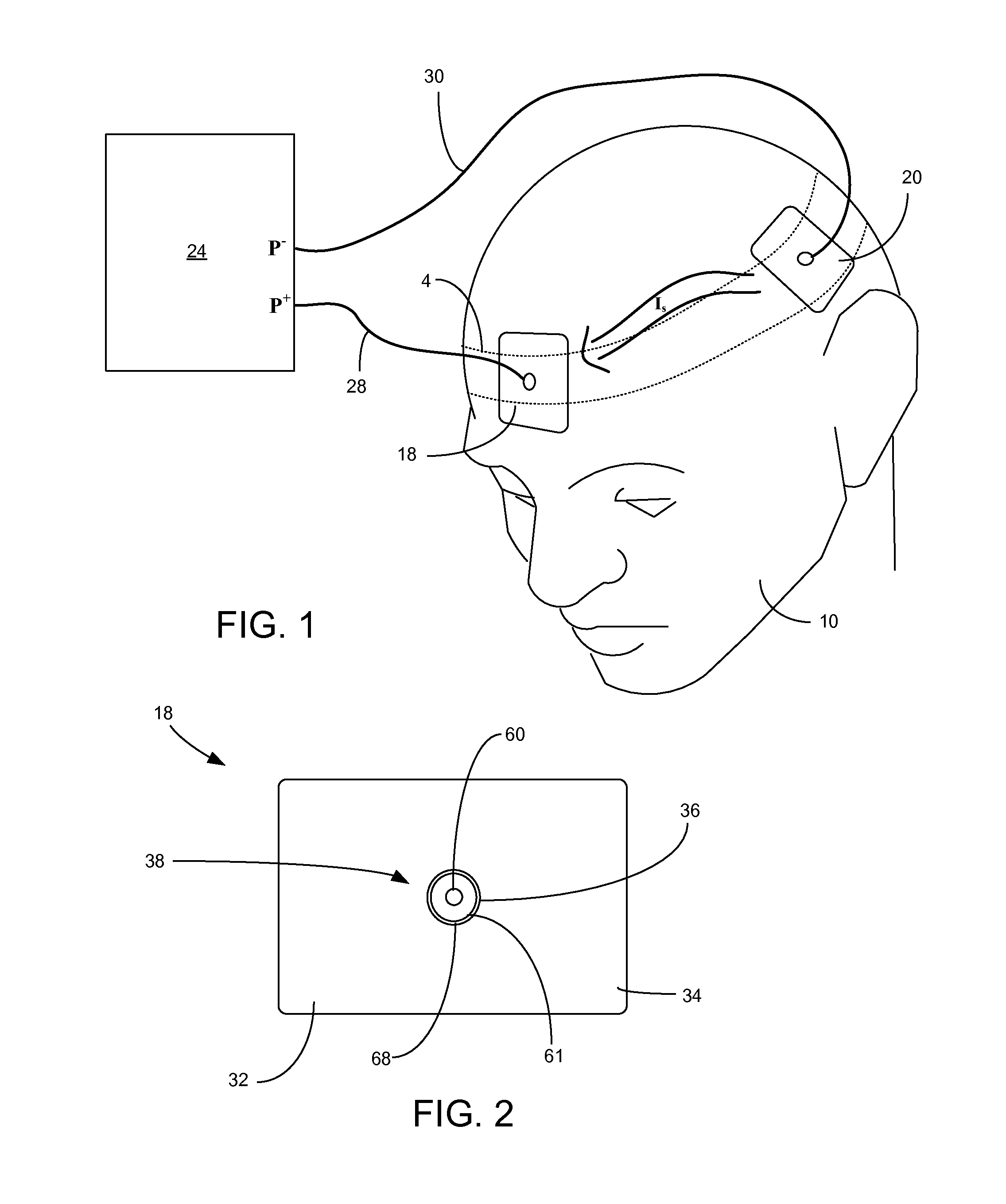 Electrode for use with transcranial direct current stimulation