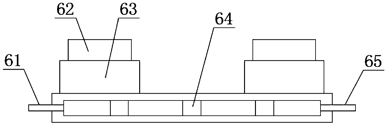 Metal plate stamping device with good cooling effect